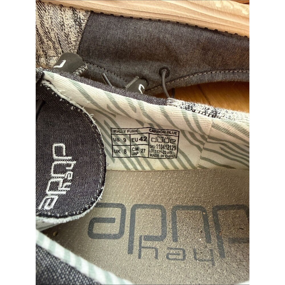 Hey Dude Men's Slip-On Loafers in Dark Charcoal Only Worn 2x - Picture 2 of 3